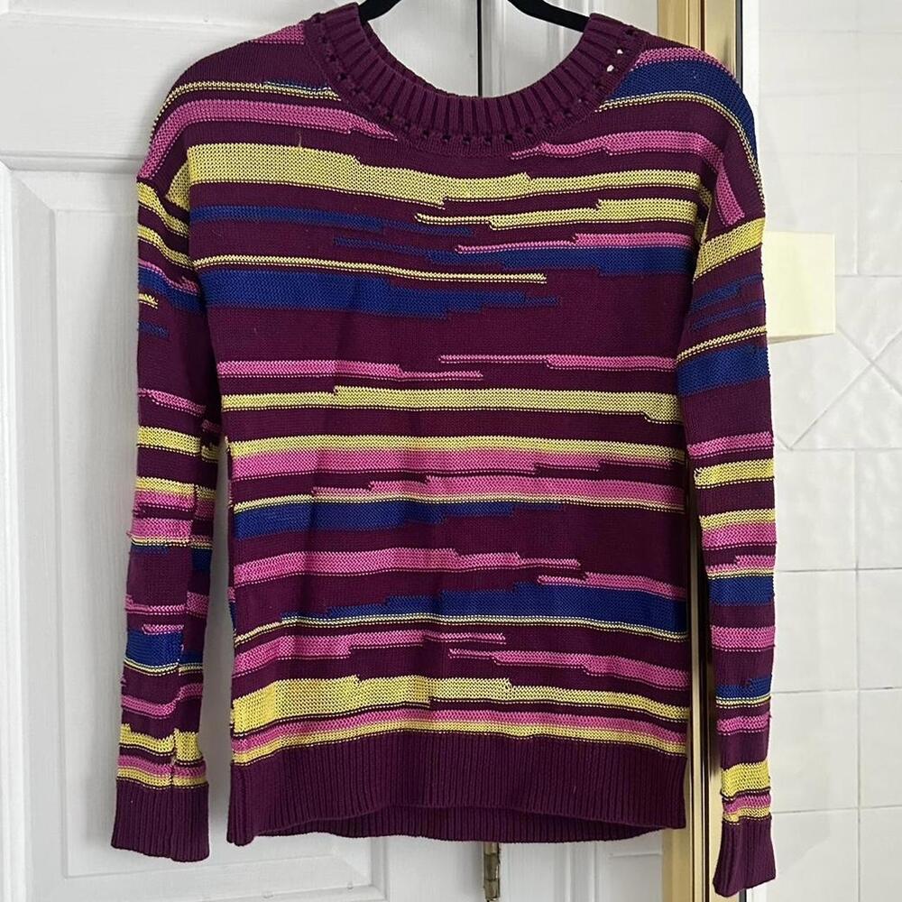 Copper Key Women's Purple and Multi Jumper